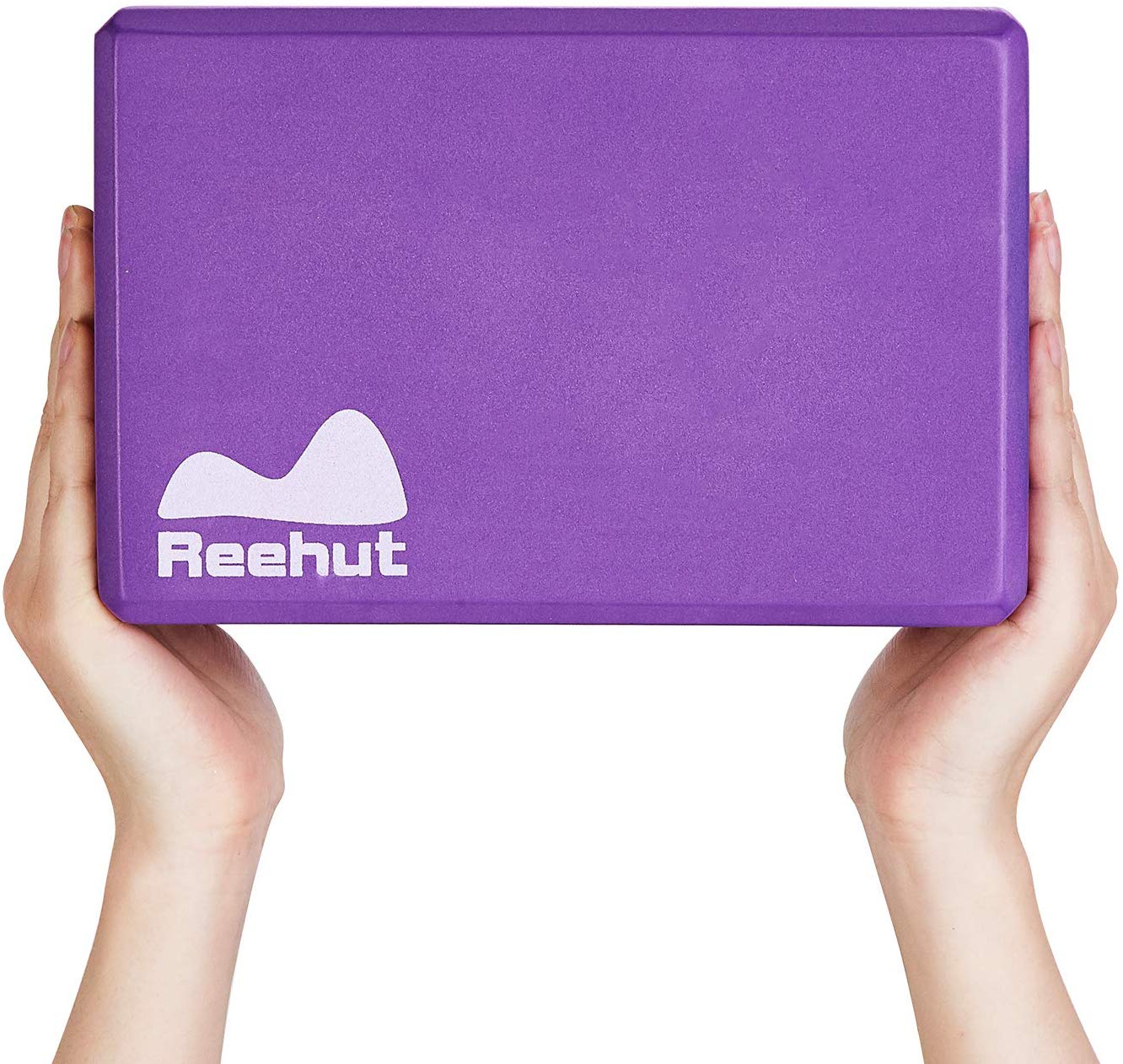 Improve Strength and Aid Balance and Flexibility Odor Resistant High Density EVA Foam Blocks to Support and Deepen Poses REEHUT Yoga Blocks 1-PC/ 2-PC Lightweight 